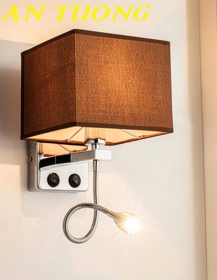 Đèn treo tường phòng ngủ đẹp gắn vách đầu giường 0100