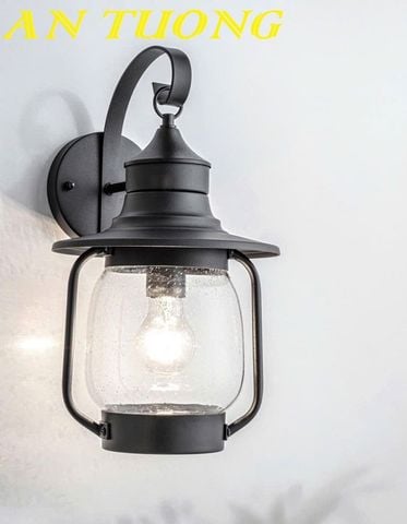  Đèn treo tường ban công mặt tiền nhà ngoại thất kiểu đèn dầu cổ 0116 