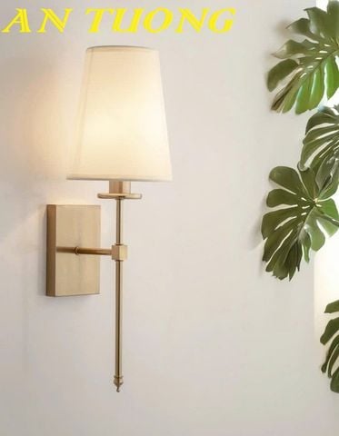  Đèn treo tường tân cổ điển chao vải 0117 