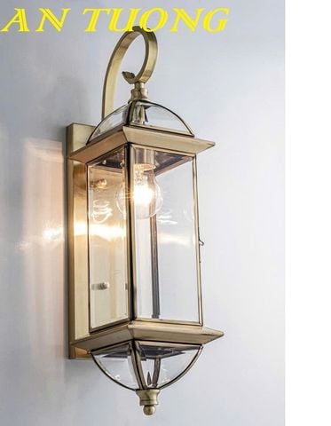  Đèn treo tường cổ điển gắn cột cổng mặt tiền nhà ngoại thất 0121 