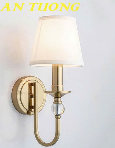  Đèn treo tường tân cổ điển chao vải 0132 