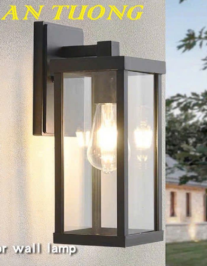 Đèn treo tường trang trí ban công mặt tiền nhà đẹp tân cổ điển 0141