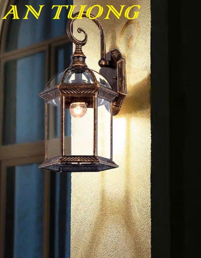Đèn treo tường trang trí ban công mặt tiền nhà đẹp tân cổ điển 0142