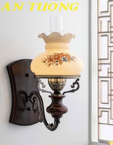  Đèn treo tường cổ điển kiểu đèn dầu cổ xưa trang trí đẹp 0160 