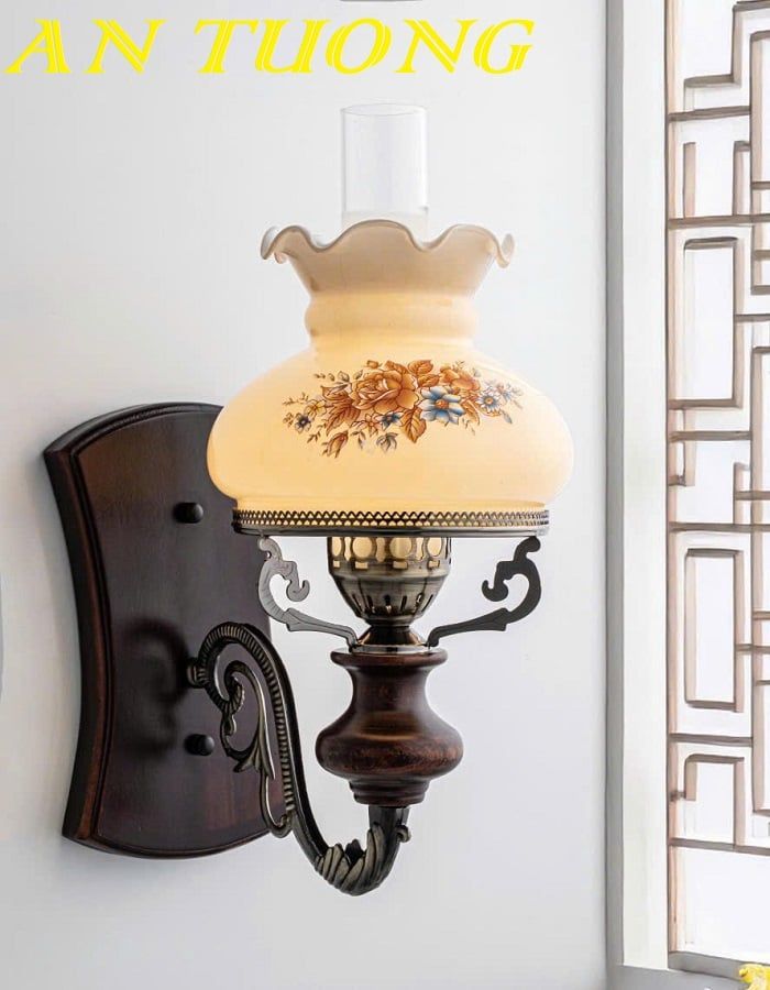 Đèn treo tường cổ điển kiểu đèn dầu cổ xưa trang trí đẹp 0160