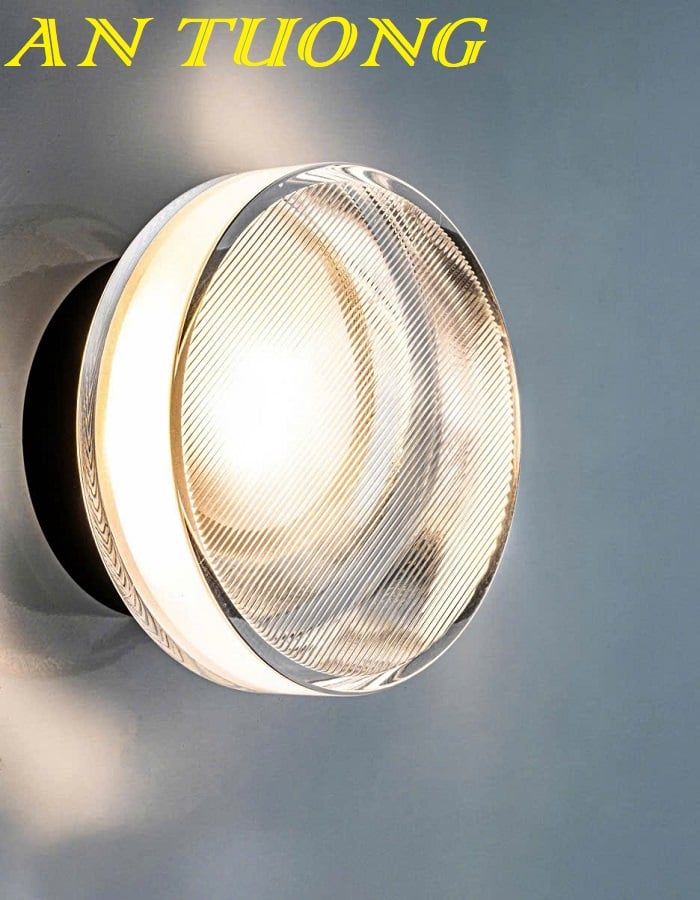 Đèn treo tường wabi sabi hình tròn trang trí 0169