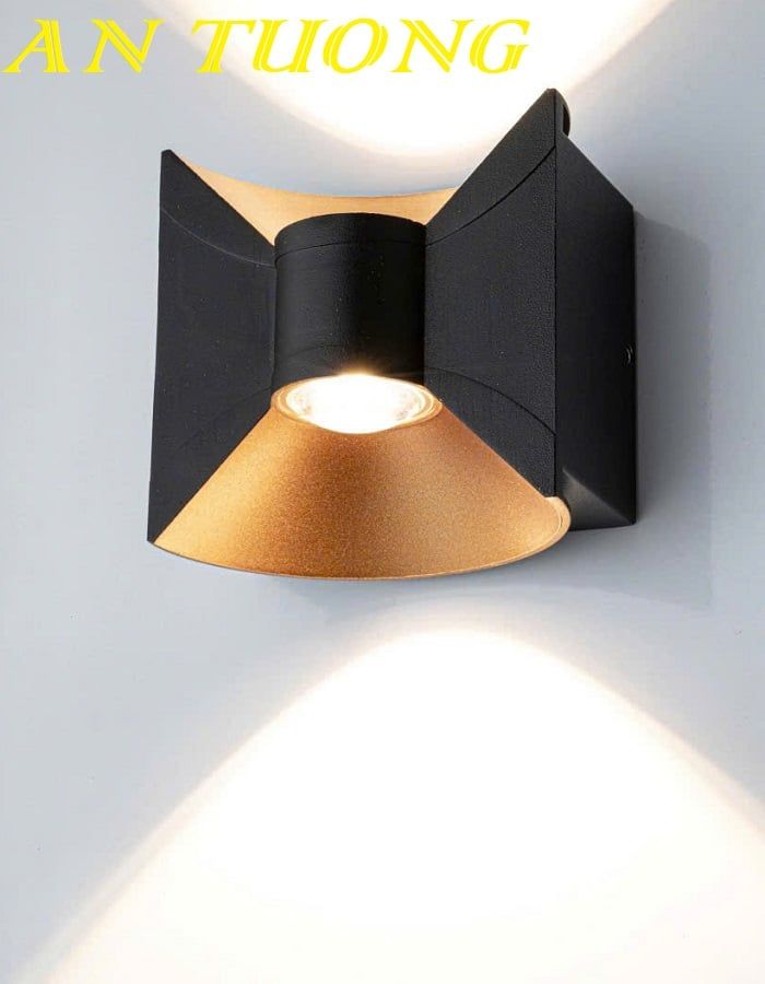 Đèn treo tường hắt 2 chiều trang trí ban công mặt tiền nhà đẹp 0206