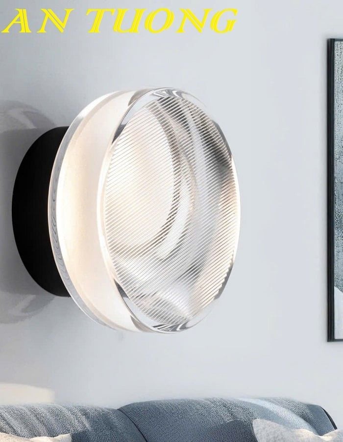 Đèn treo tường wabi sabi hình tròn trang trí nội thất 0222