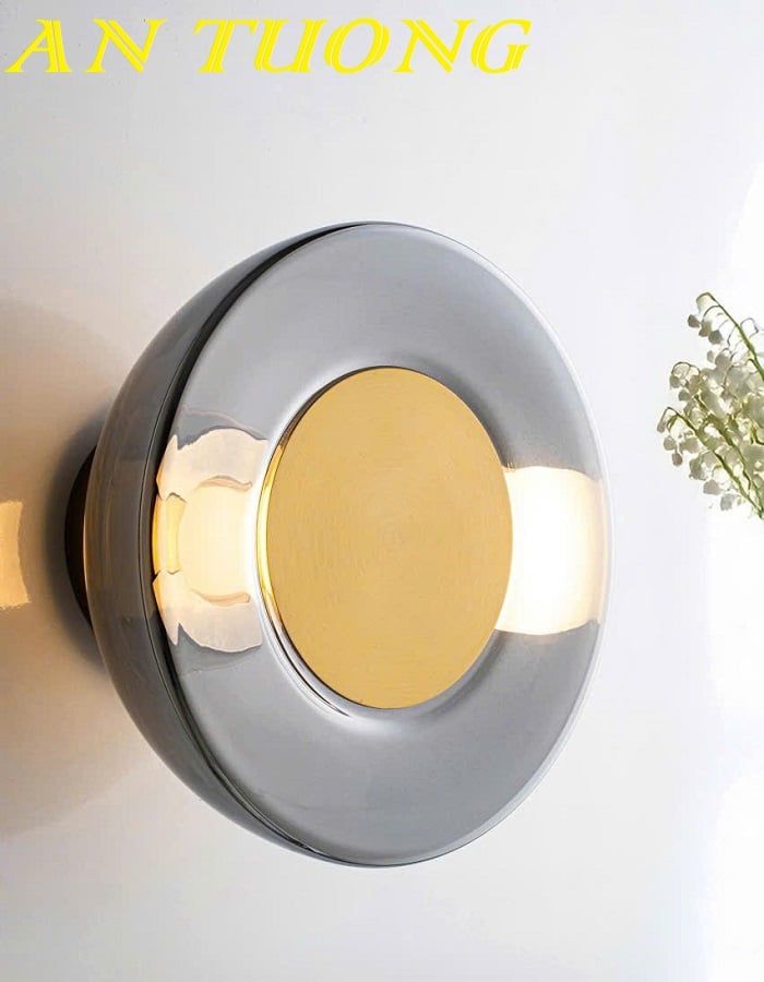Đèn treo tường wabi sabi hình tròn trang trí đẹp 0244