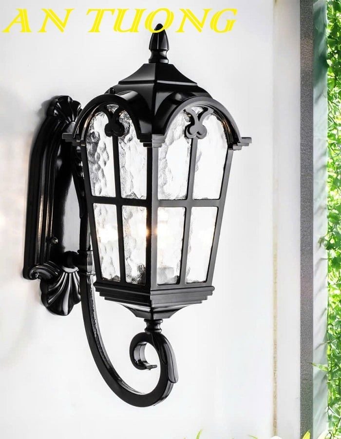 Đèn treo tường cổ điển ngoài trời trang trí mặt tiền nhà 0248
