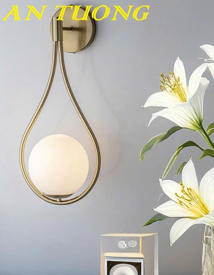 Đèn treo tường trang trí nội thất phòng khách đẹp 028