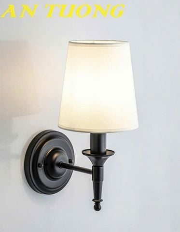  Đèn treo tường indochine màu đen trang trí phong cách á đông 0298 