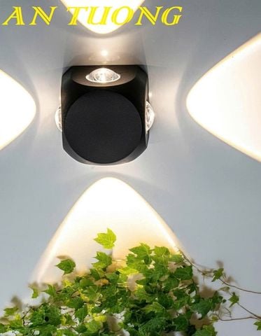  Đèn treo tường ngoài trời hắt trang trí hàng rào sân vườn 0306 