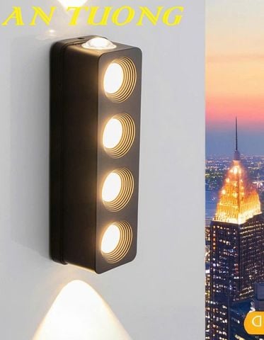  Đèn treo tường vách trang trí hành lang ngoài trời 0319 