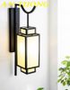 Đèn treo tường indochine trang trí màu đen 0326