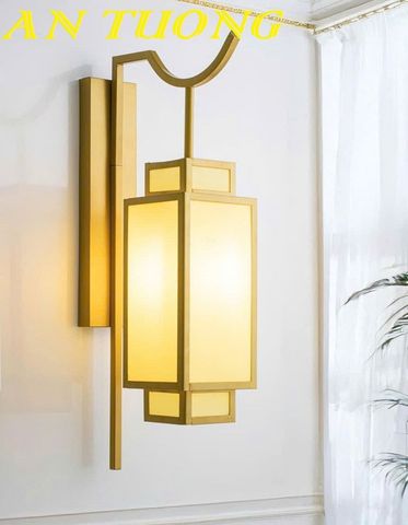  Đèn treo tường indochine trang trí màu vàng 0327 
