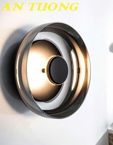  Đèn treo tường wabi sabi sabi hình tròn trang trí 0339 