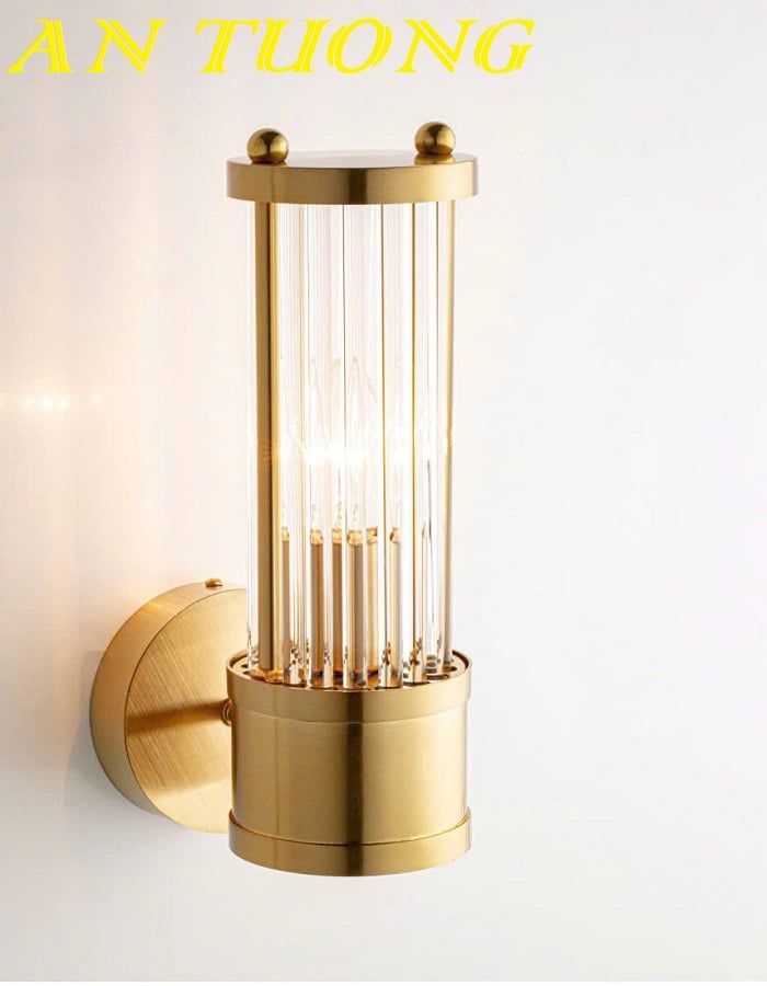 Đèn treo tường pha lê trang trí nội thất phòng khách đẹp 066