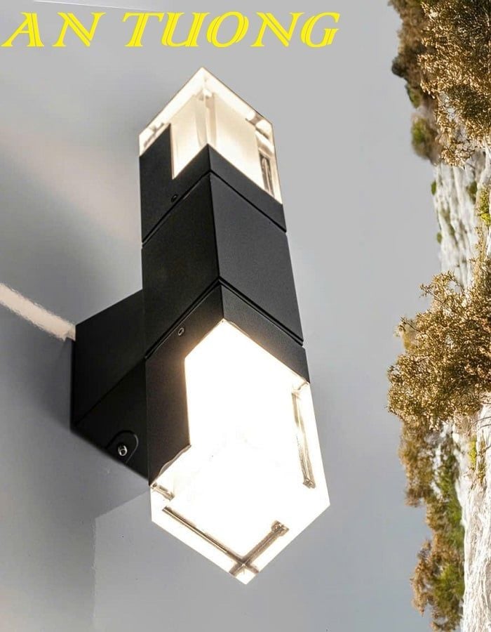 Đèn treo tường trang trí mặt tiền nhà ngoại thất đẹp 080