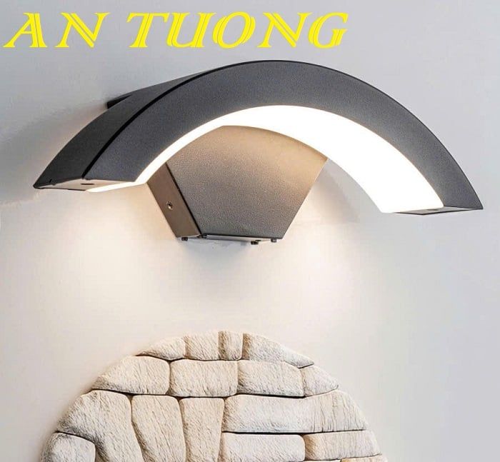 Đèn treo tường rào sân vườn ngoài trời chống nước đẹp 082