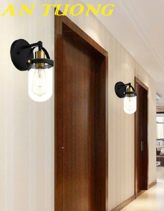 Đèn treo tường trang trí quán cafe đẹp 002