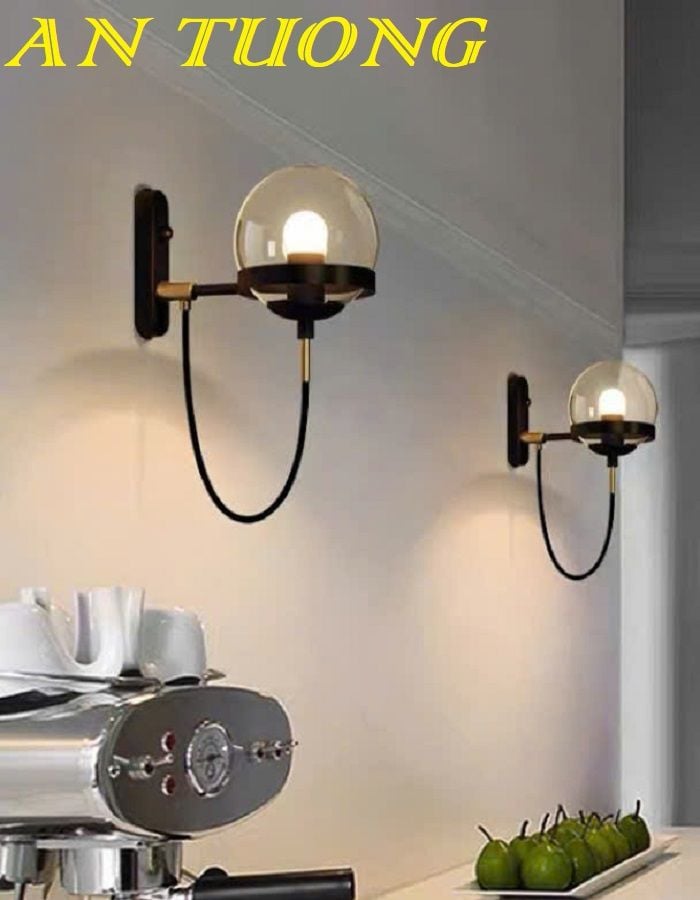 Đèn treo tường trang trí quán cafe đẹp 020
