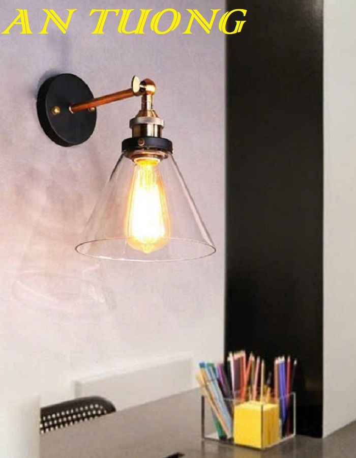 Đèn treo tường trang trí quán cafe đẹp 024