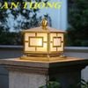 Đèn trụ cổng đẹp trang trí hàng rào sân vườn 002