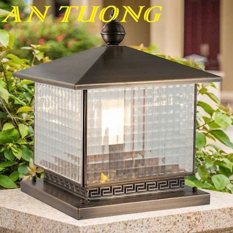  Đèn trụ cổng đẹp trang trí hàng rào sân vườn 003 