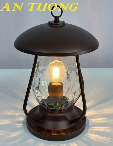  Đèn trụ cổng đẹp trang trí hàng rào sân vườn 006 