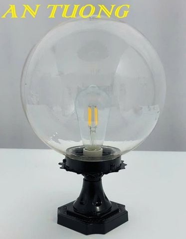  Đèn trụ cổng đẹp trang trí hàng rào sân vườn 021 