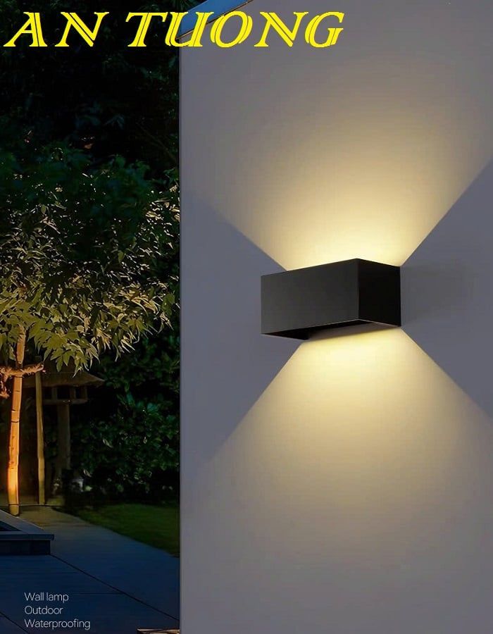 Đèn tường LED hiện đại trang trí ngoài trời ngoại thất chống nước 007