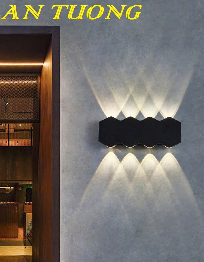 Đèn tường LED hiện đại trang trí ngoài trời ngoại thất chống nước 035