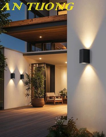 Đèn tường LED hiện đại trang trí ngoài trời ngoại thất chống nước