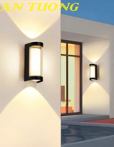  Đèn tường ngoài trời trang trí tường hàng rào sân vườn ngoại thất 060 