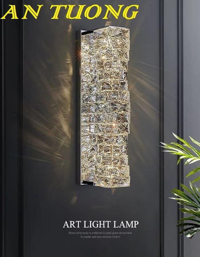 Đèn tường trang trí gắn vách tường phòng khách nội thất đẹp 052