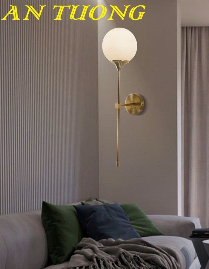 Đèn tường trang trí gắn vách tường phòng khách nội thất đẹp 054