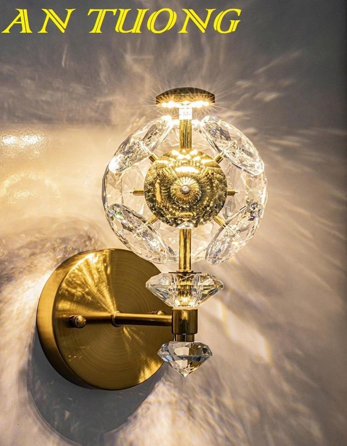 Đèn tường trang trí gắn vách tường phòng khách nội thất đẹp 056