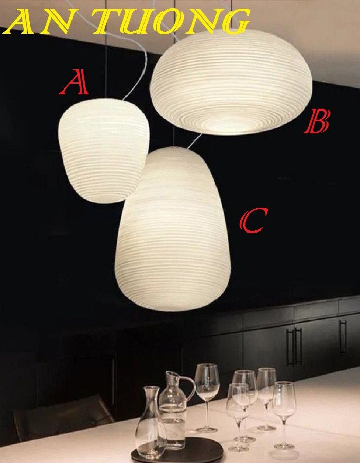 đèn thả trần decor trang trí quầy bar, bàn ăn phòng bếp, quán cafe đẹp hiện đại 0258