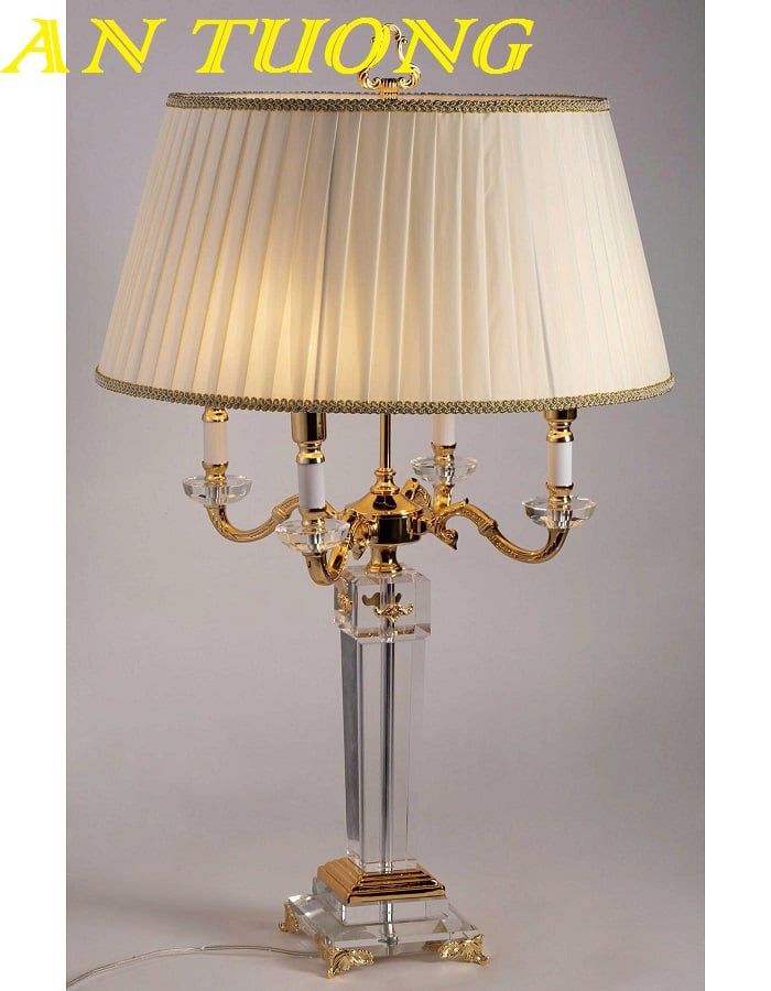 đèn ngủ để bàn tân cổ điển decor trang trí tab đầu giường phòng ngủ tân cổ điển 001