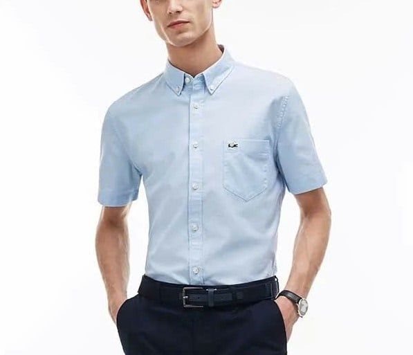 Áo sơ mi Nam Tay ngắn Lacoste mã 20085
