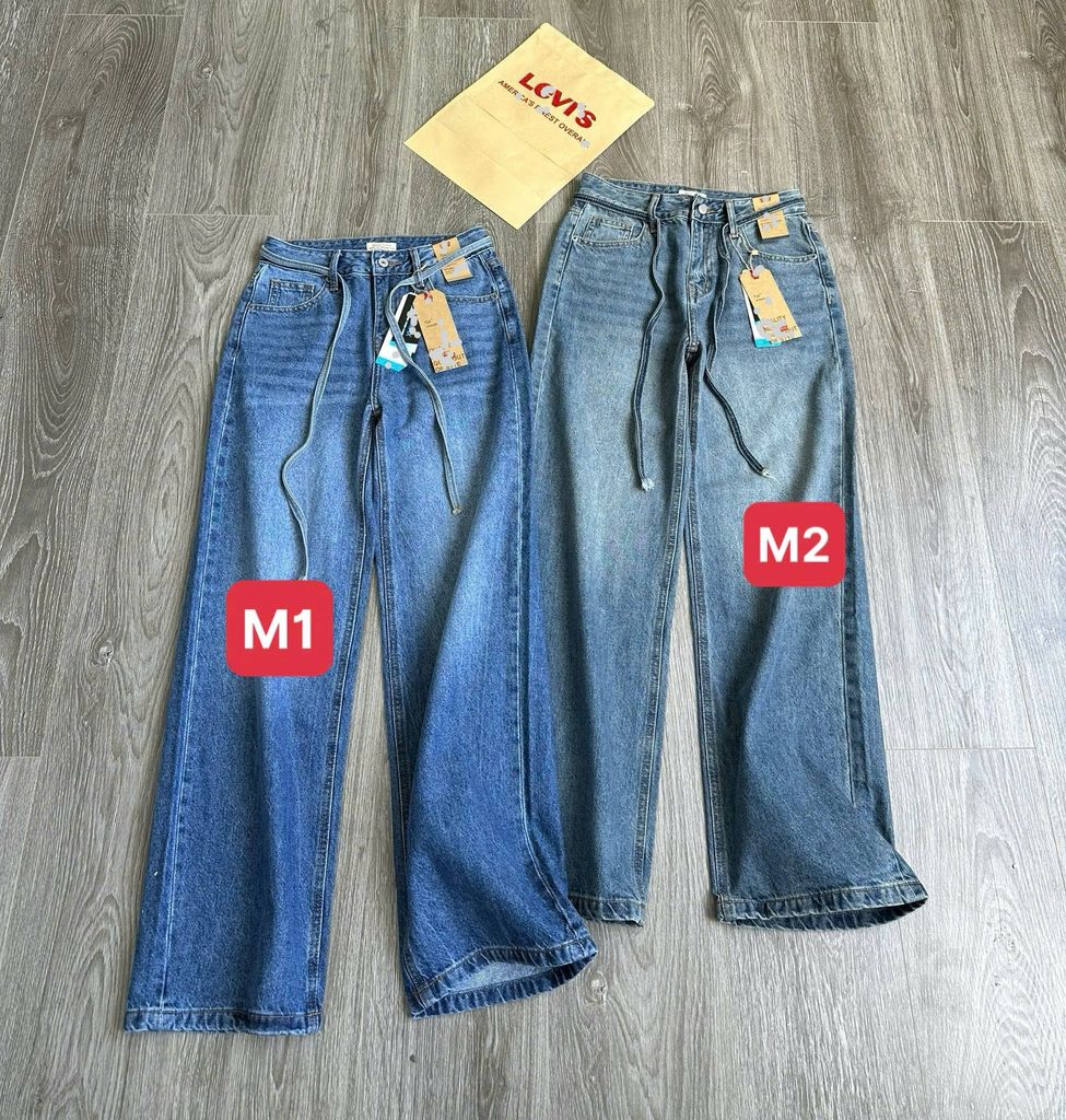 Quần jean NỮ levis kèm dây belt