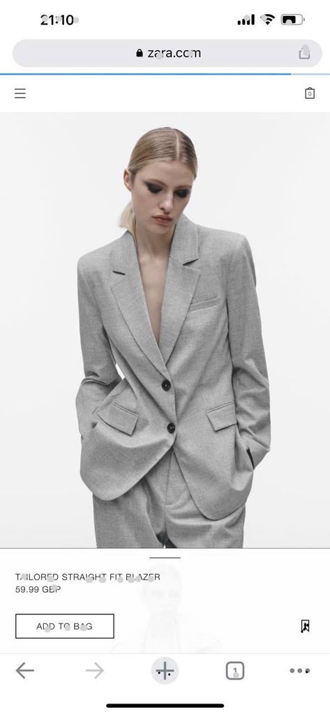 Áo vest ZARA Màu xám dư xịn