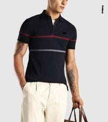 Áo thun nam Polo phổi kẻ 5 màu mã L23026