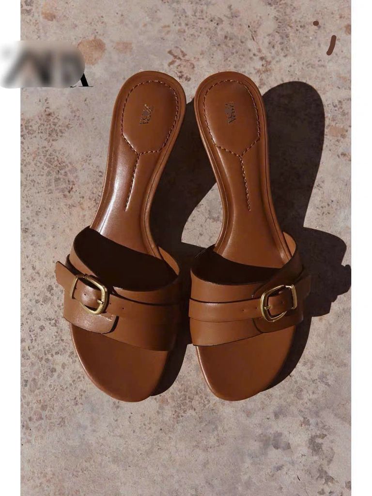 Dép Nữ Zara màu Nâu