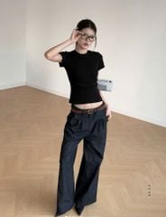 Quần jean Kaki nữ Màu Xám Đen