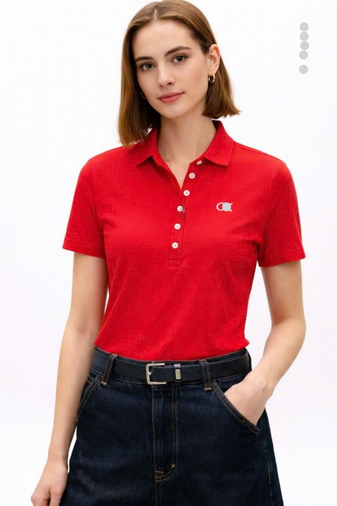 Áo thun nữ cổ trụ mã CK27026