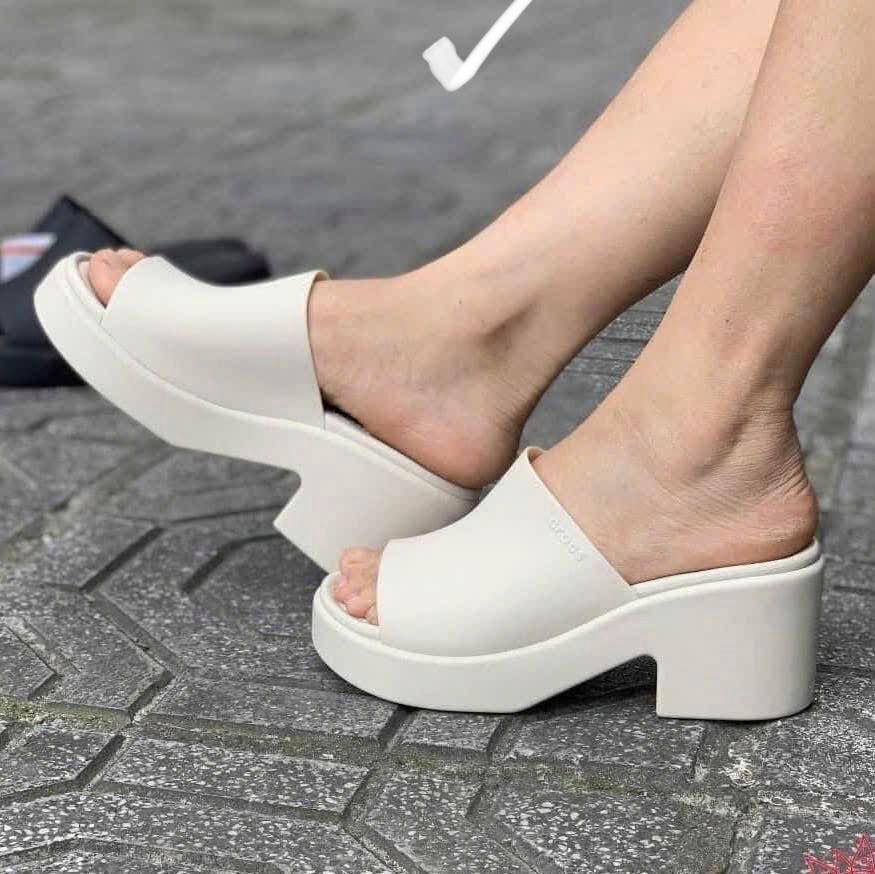 Dép Crocc nữ brooklyn cao 9 cm