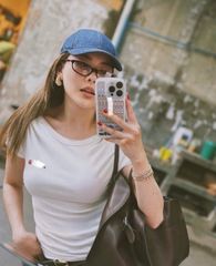 Gọng kính cận nữ xách tay MIU