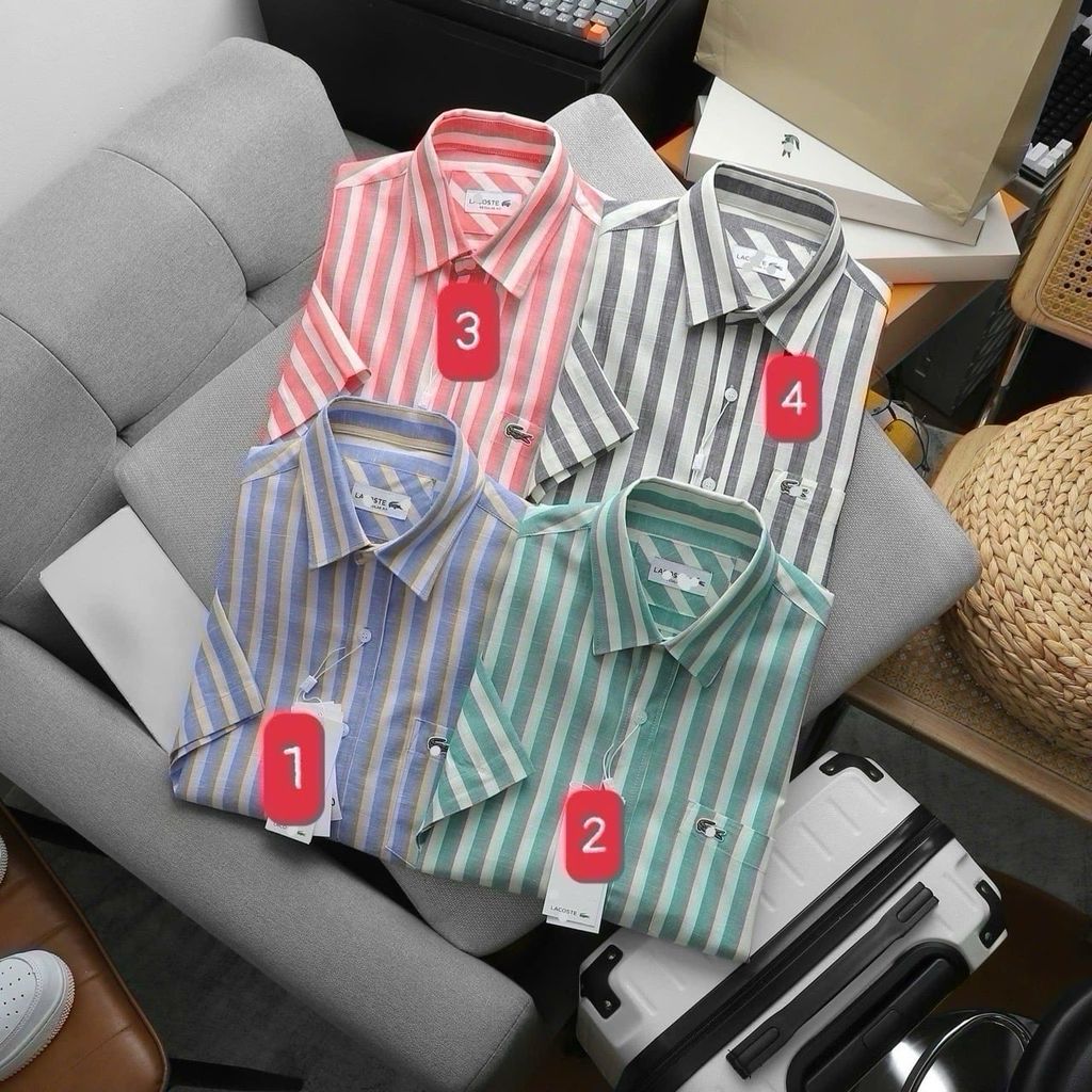 Áo sơ mi nam tay ngắn mã 24095 Lacoste